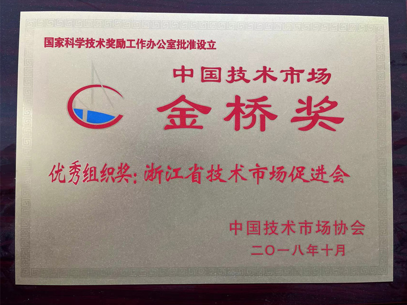 中国技术市场金桥奖优秀组织奖